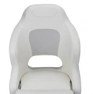 Customizable Comfortable PC Boat Seat Adjustable Flip-up Bolster for Marine & Kayak Convenient Size for Easy Storage