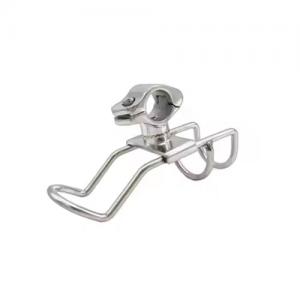 AISI316 Stainless Steel Clamp-On Rod Holder New Marine Hardware Accessory for Yacht Fishing Boat Speedboat 6 Months Warranty